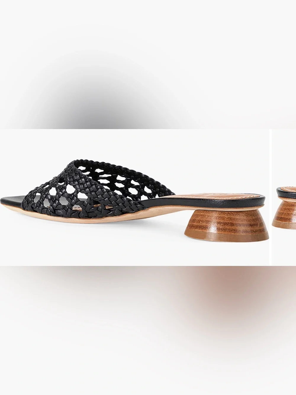 STAUD Women's Simone Crochet Heels 🆕 - Picture 2 of 7